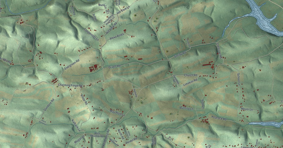 Map of North Heidelberg, Pennsylvania in 2026