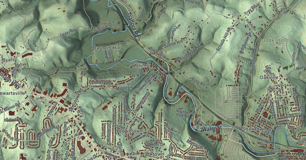 Map of North Huntingdon, Pennsylvania in 2026
