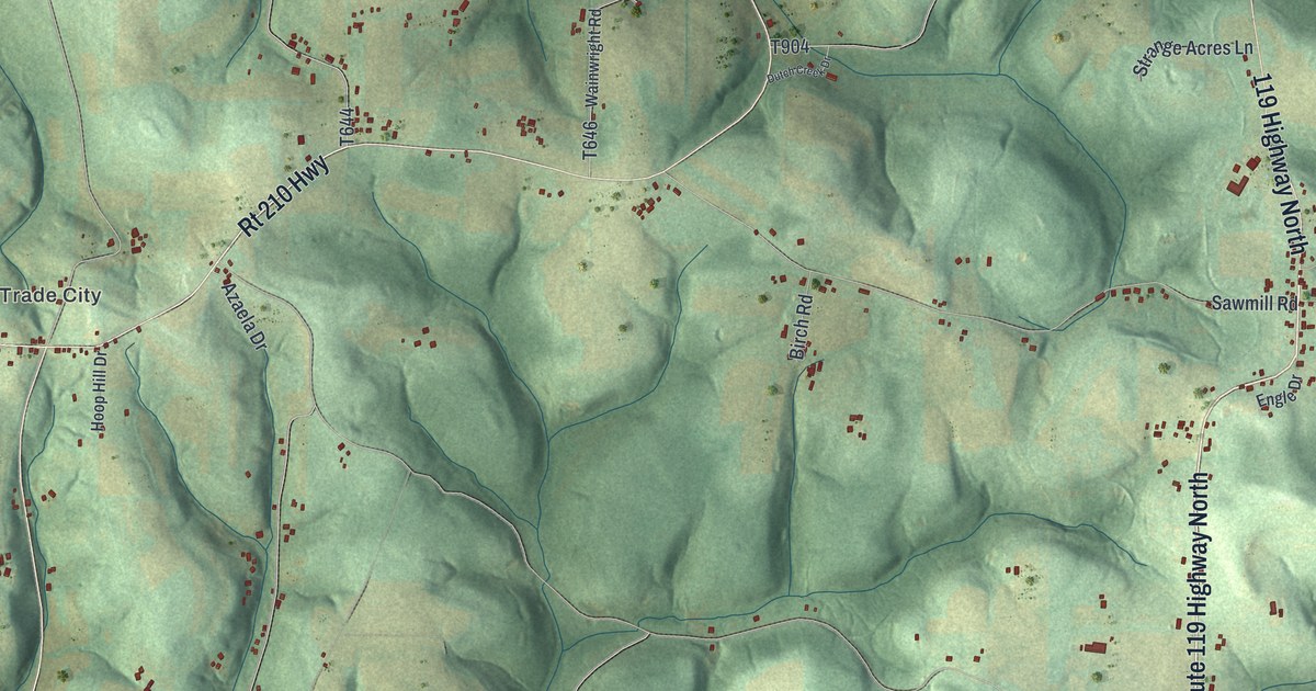 Map of North Mahoning, Pennsylvania in 2026