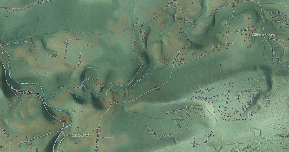 Map of North Union, Schuylkill County, Pennsylvania in 2026