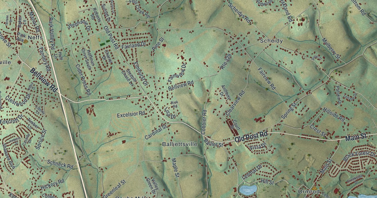 Map of North Whitehall, Pennsylvania in 2026