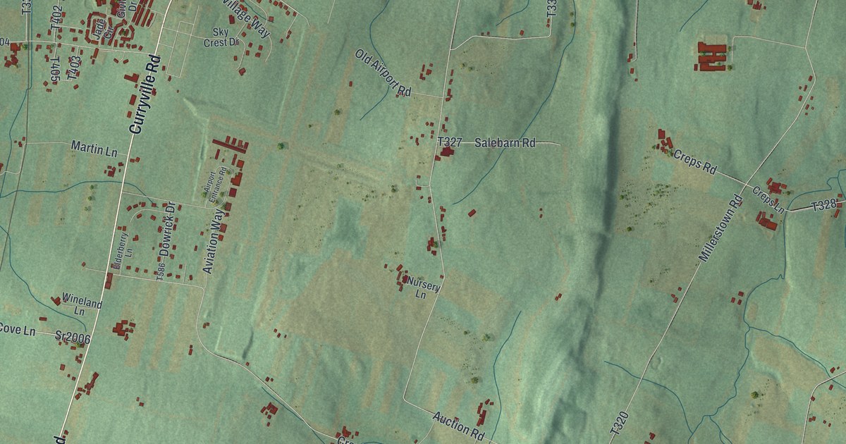Map of North Woodbury, Pennsylvania in 2026