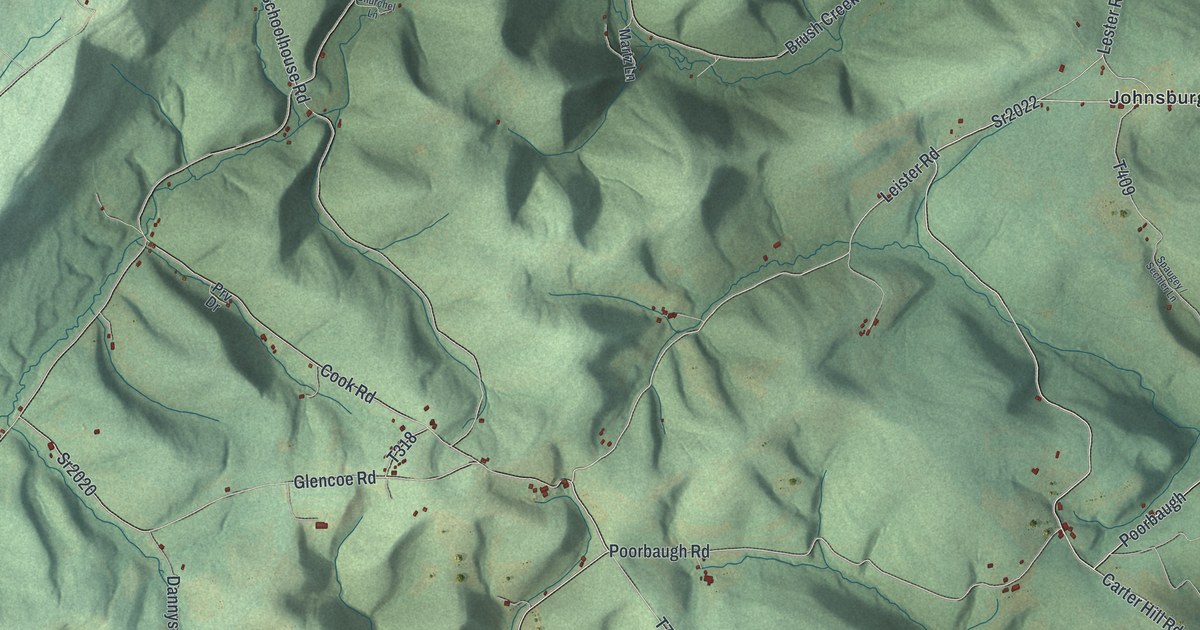 Map of Northampton, Somerset County, Pennsylvania in 2026