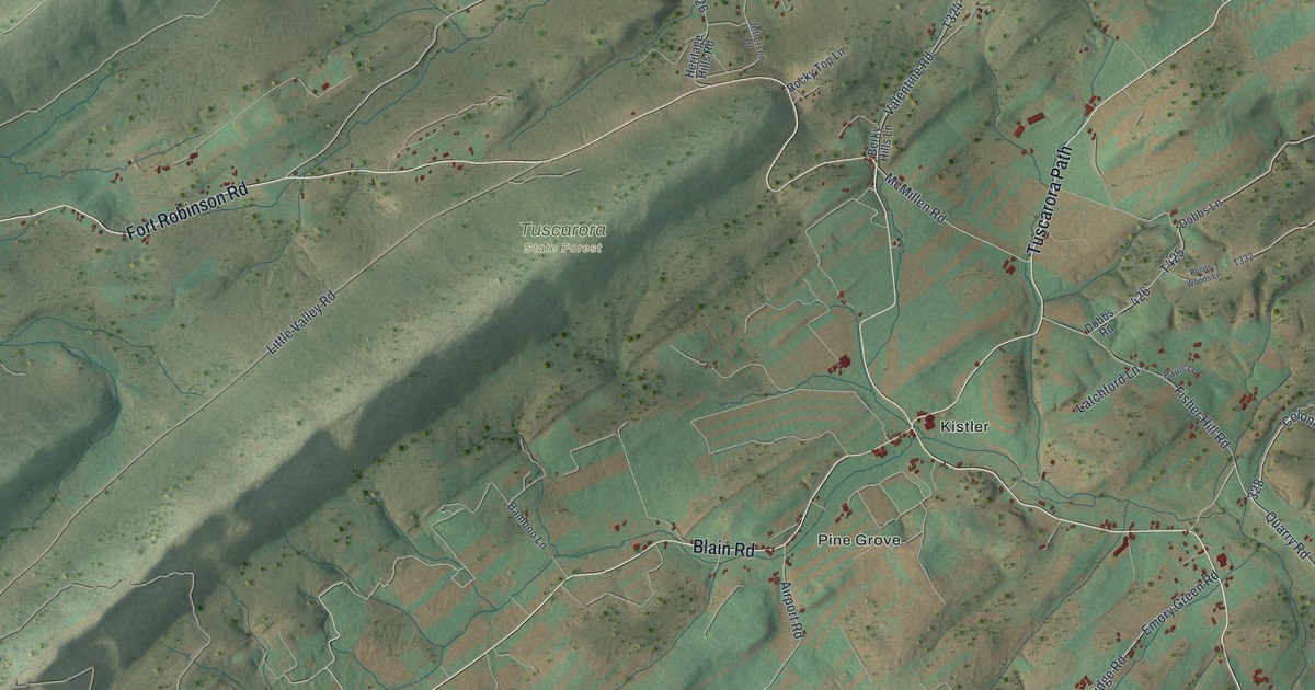 Map of Northeast Madison, Pennsylvania in 2026