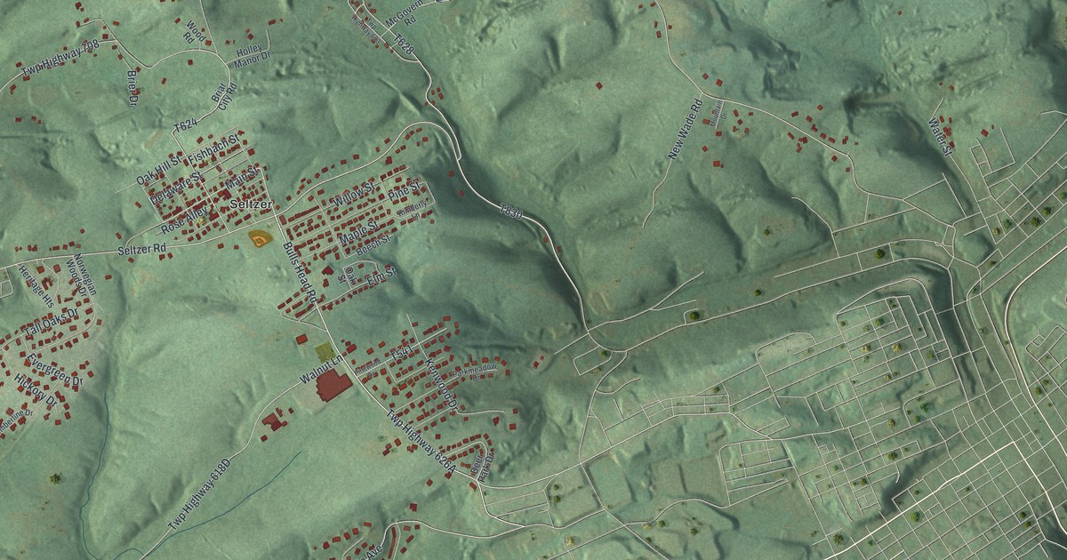 Map of Norwegian, Pennsylvania in 2026