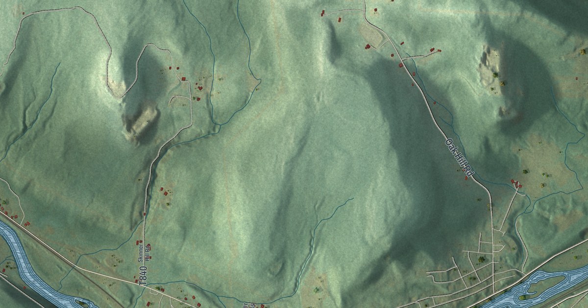 Map of Oakland Township, Susquehanna County, Pennsylvania in 2026