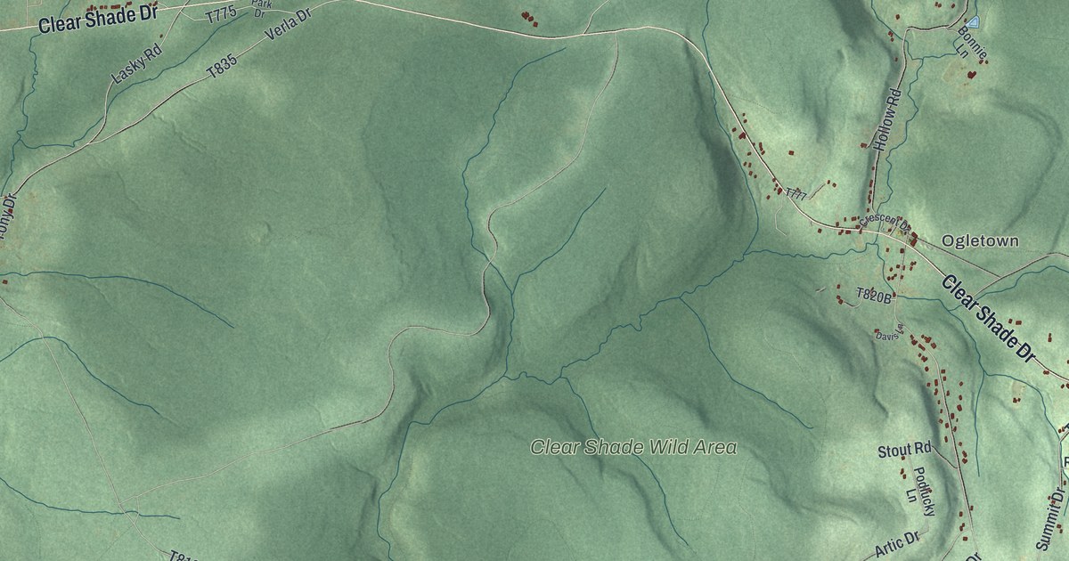 Map of Ogle, Pennsylvania in 2026