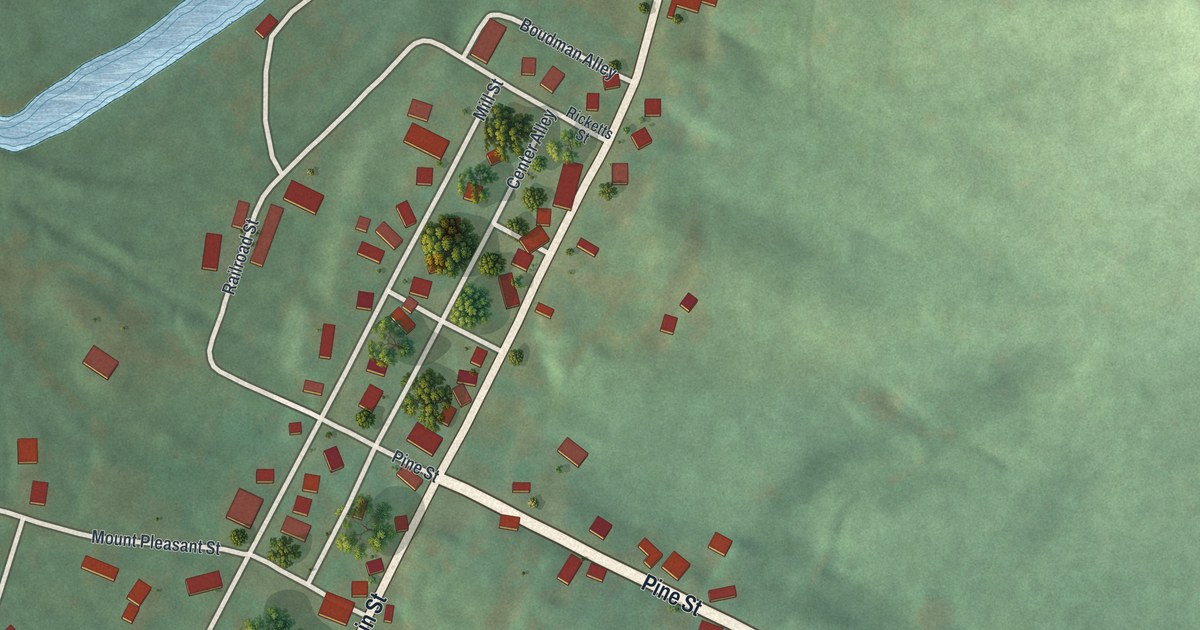 Map of Orangeville, Pennsylvania in 2026