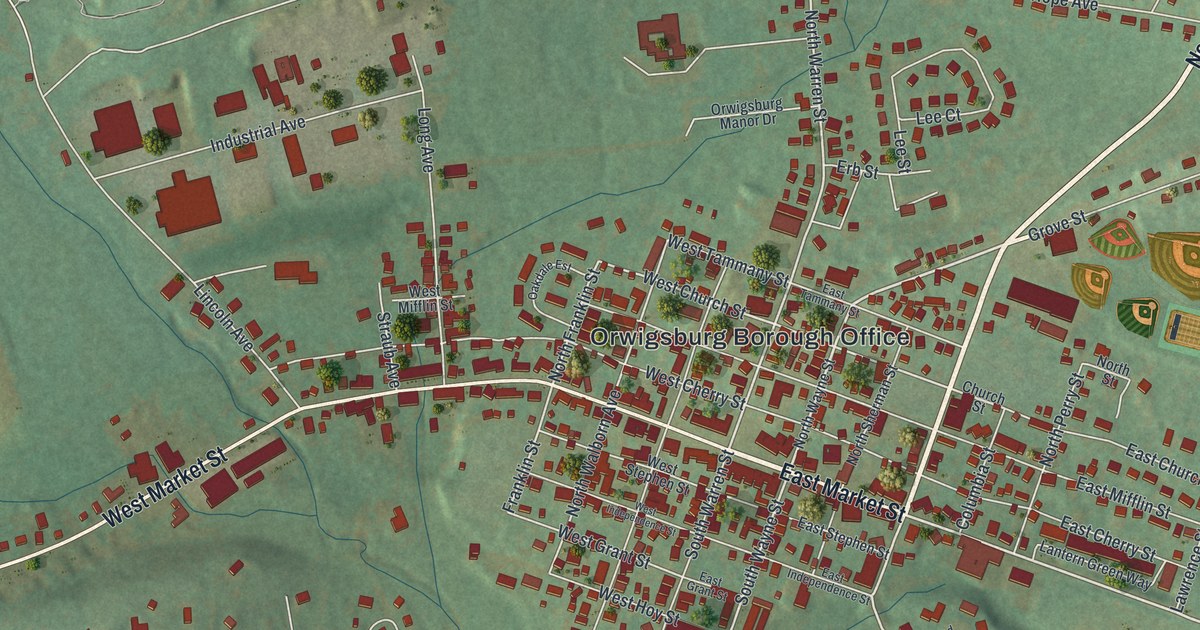 Map of Orwigsburg, Pennsylvania in 2026