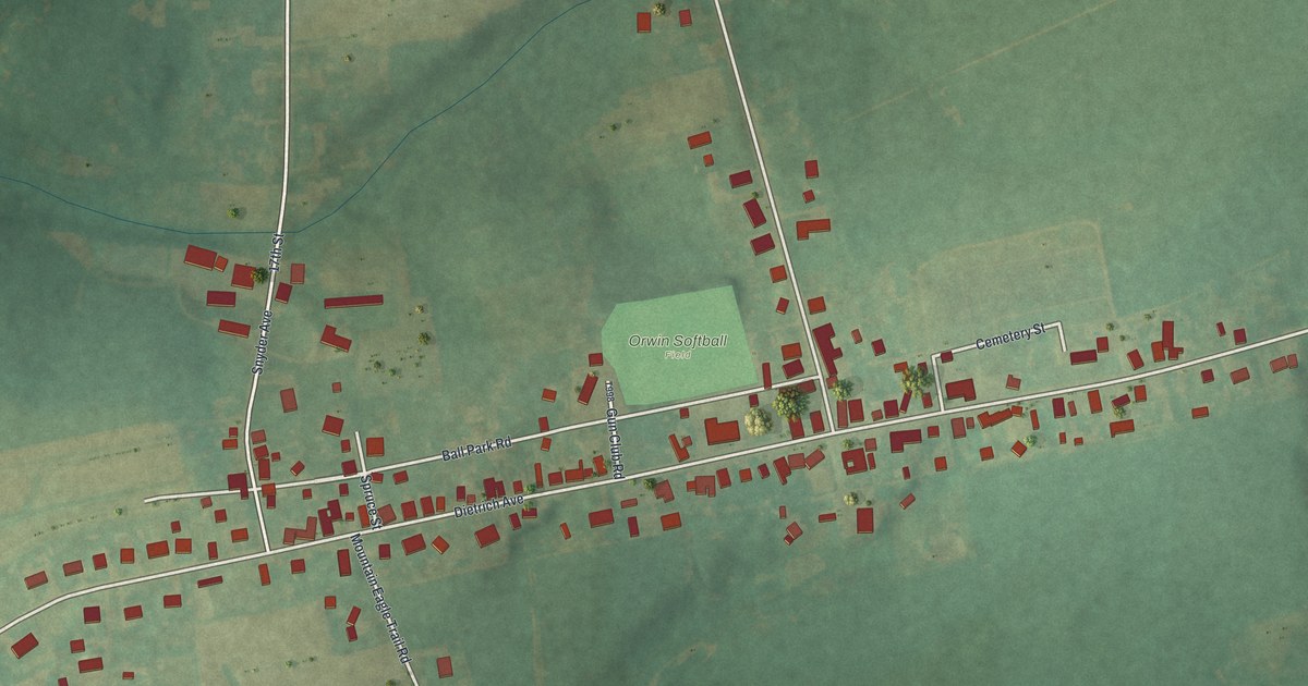 Map of Orwin, Pennsylvania in 2026