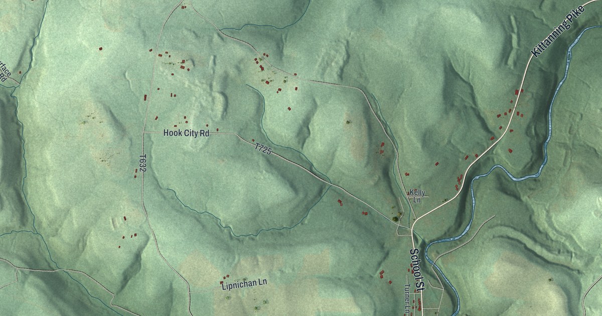 Map of Parker, Butler County, Pennsylvania in 2026