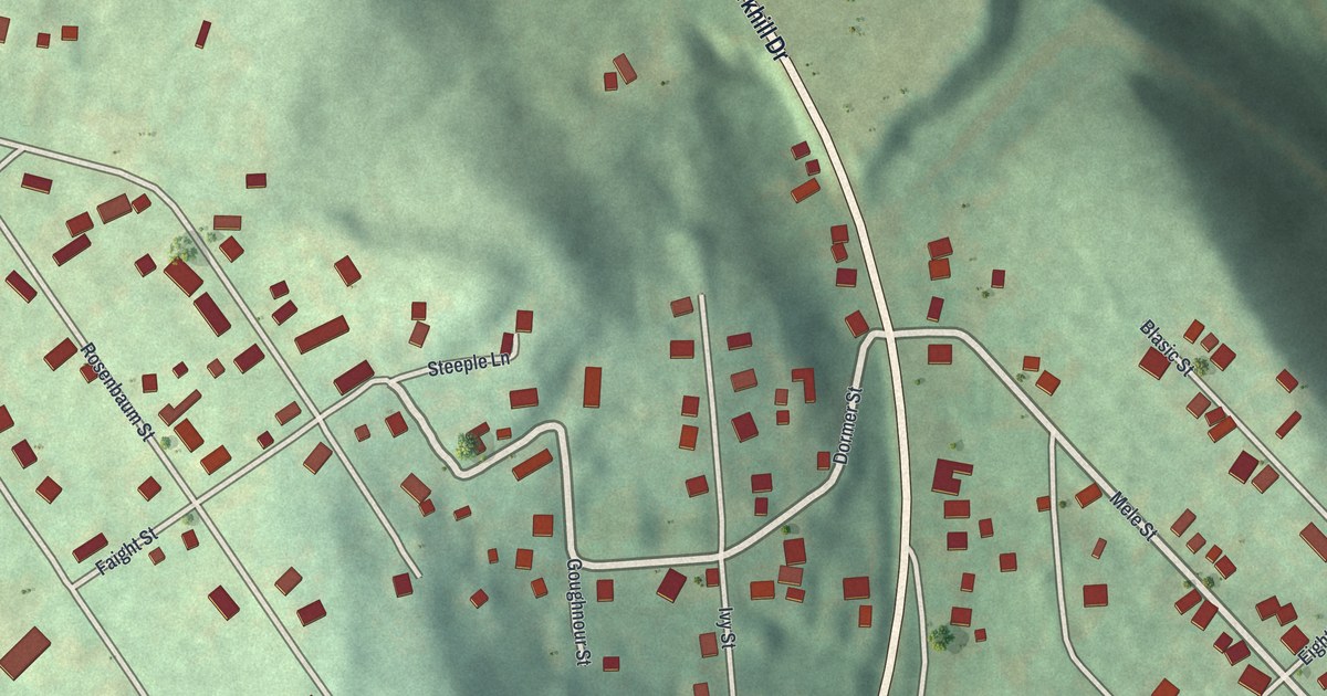 Map of Parkhill, Pennsylvania in 2026