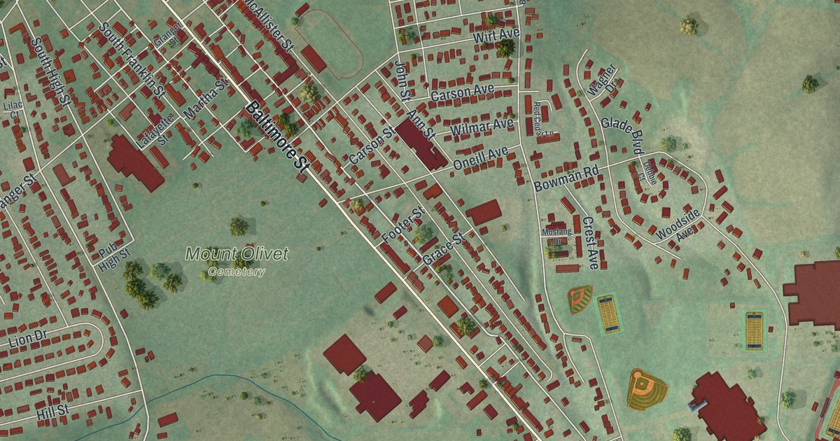 Map of Parkville, Pennsylvania in 2026
