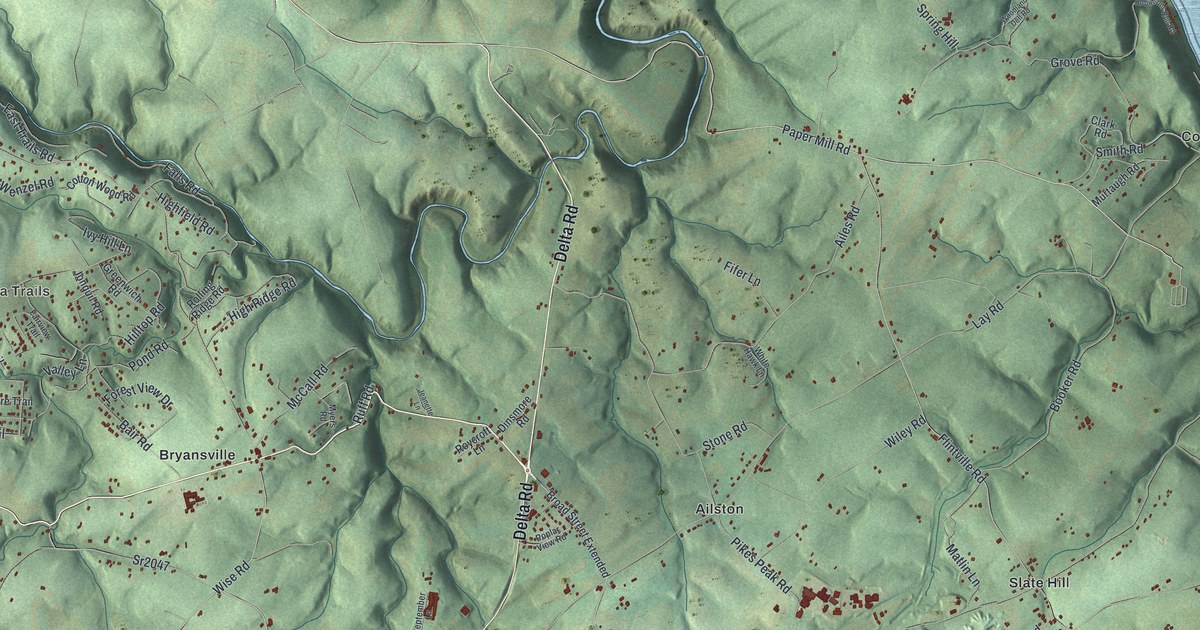 Map of Peach Bottom, Pennsylvania in 2026