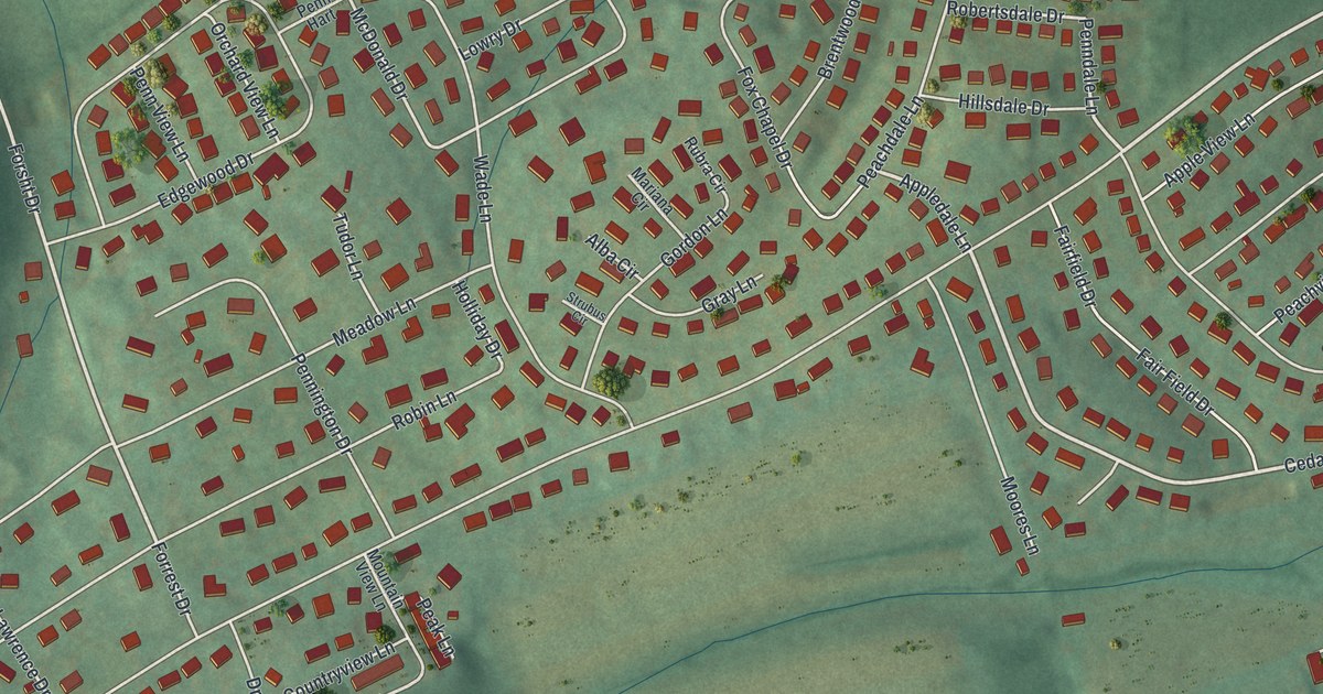 Map of Penn Farms, Pennsylvania in 2026