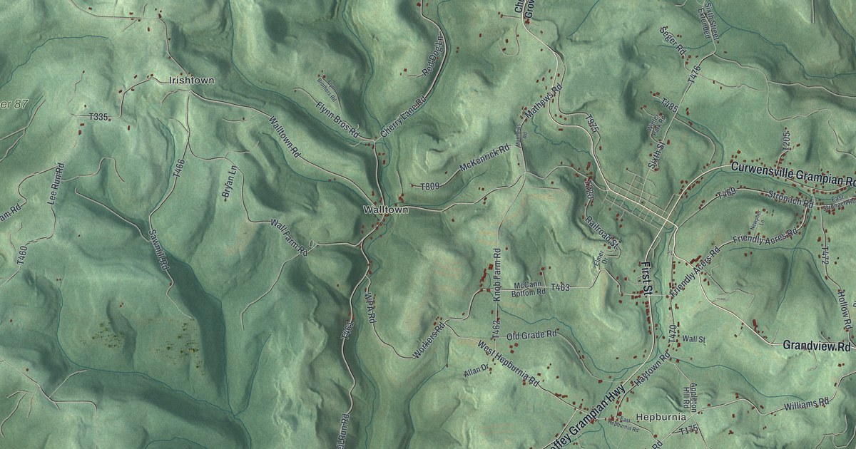 Map of Penn, Clearfield County, Pennsylvania in 2026