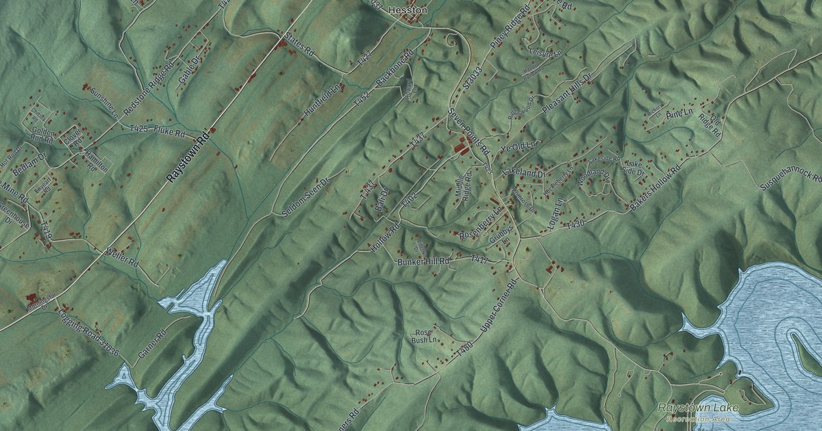 Map of Penn, Huntingdon County, Pennsylvania in 2026