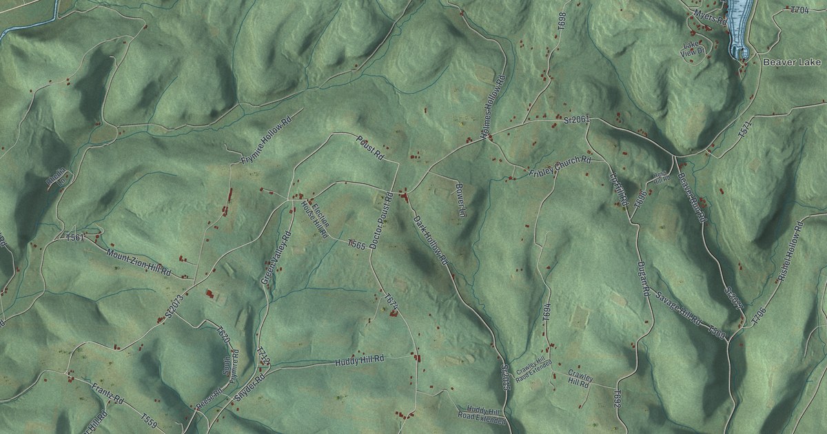 Map of Penn, Lycoming County, Pennsylvania in 2026