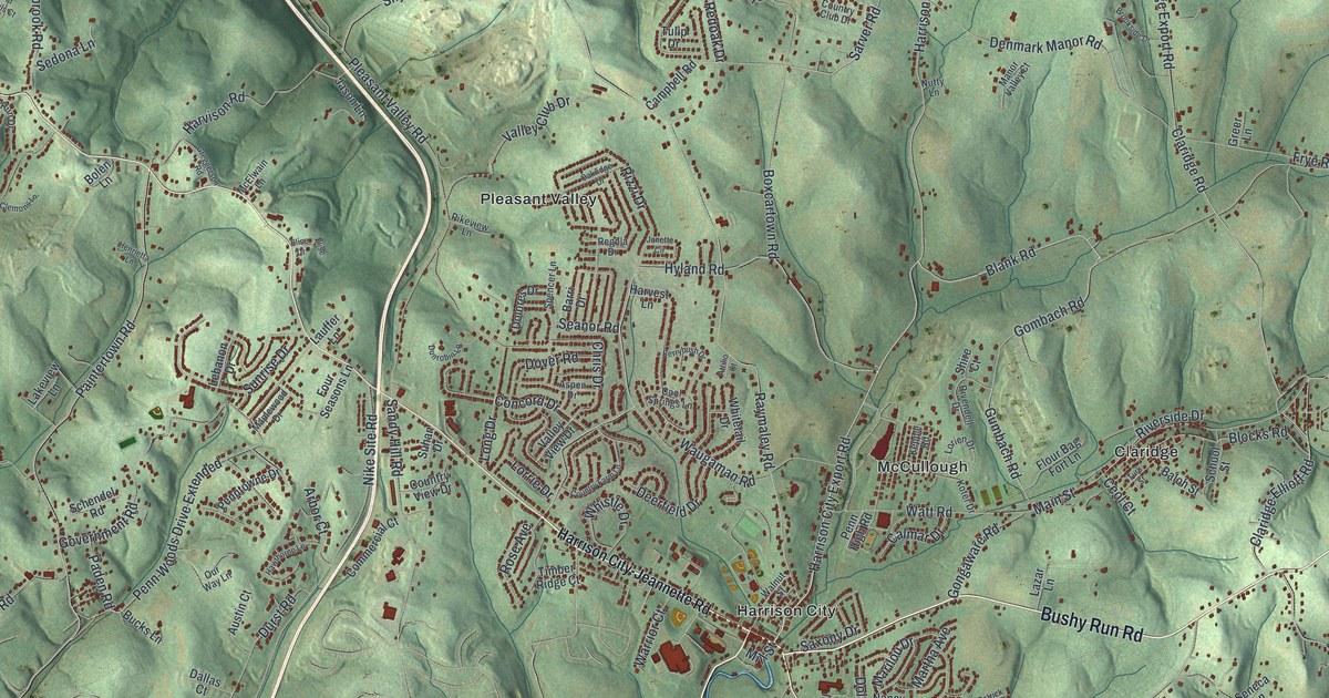 Map of Penn Township, Westmoreland County, Pennsylvania in 2026