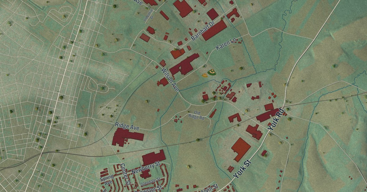 Map of Penn, York County, Pennsylvania in 2026