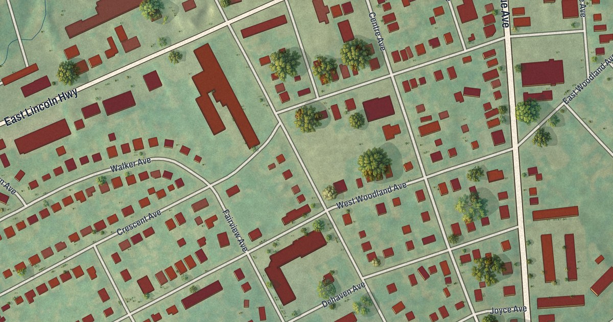 Map of Penndel, Pennsylvania in 2026