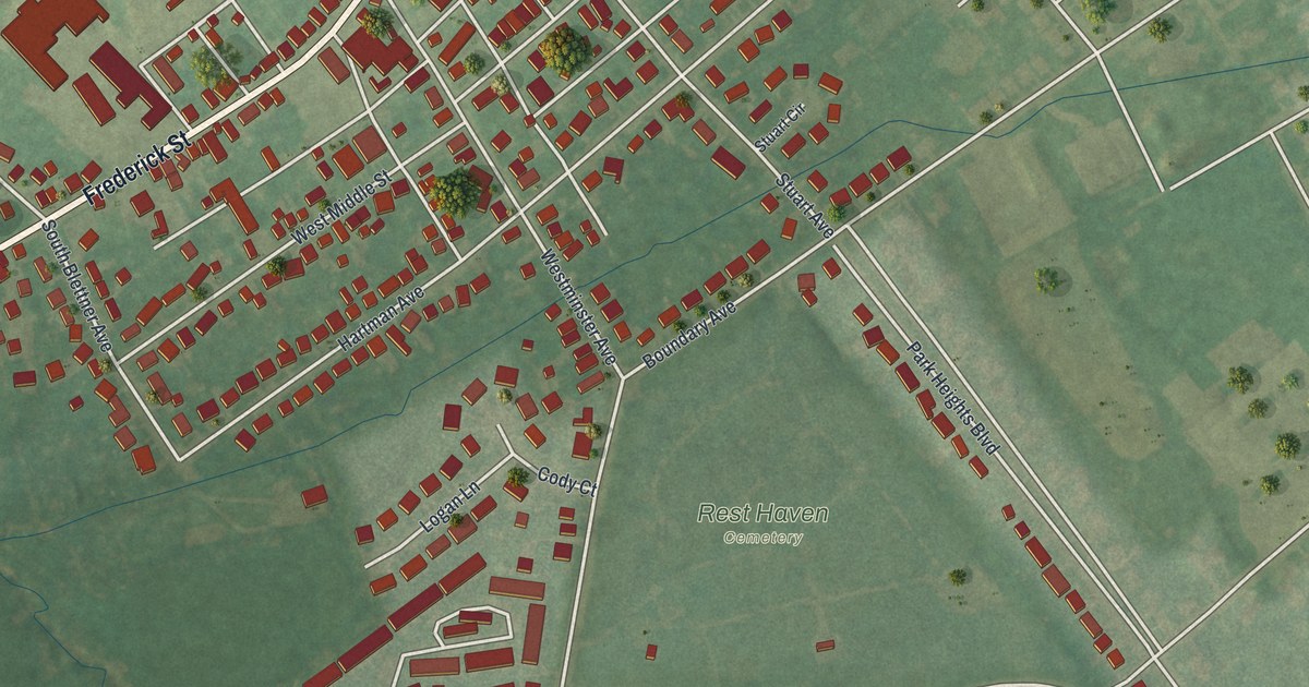 Map of Pennville, Pennsylvania in 2026