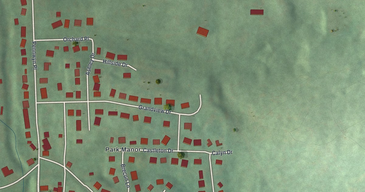 Map of Pennwyn, Pennsylvania in 2026