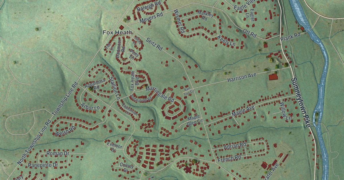 Map of Perkiomen, Pennsylvania in 2026