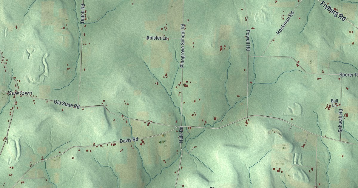 Map of Pinegrove, Pennsylvania in 2026