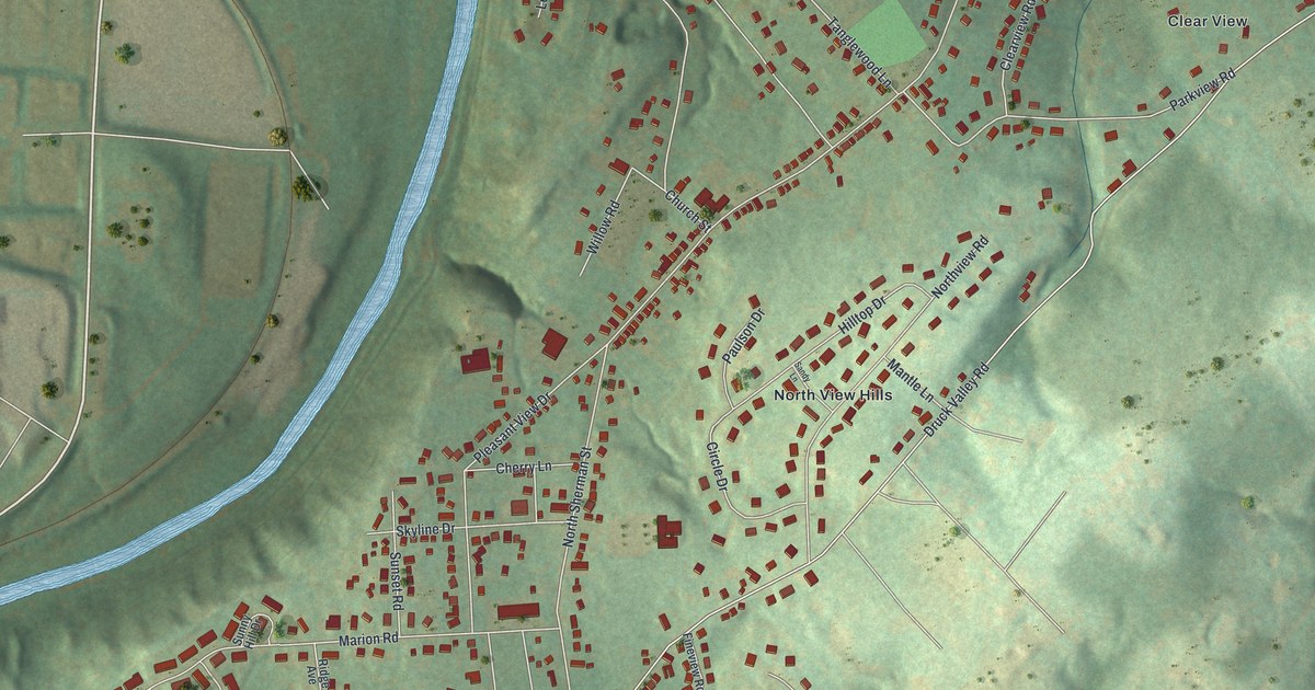 Map of Pleasureville, Pennsylvania in 2026