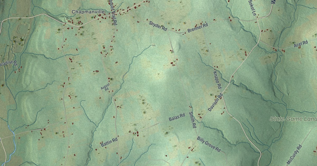 Map of Plum, Venango County, Pennsylvania in 2026
