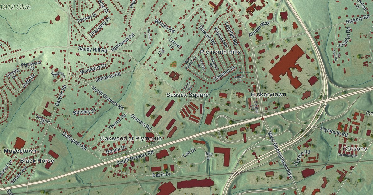 Map of Plymouth, Montgomery County, Pennsylvania in 2026