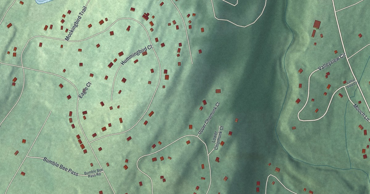 Map of Pocono Mountain Lake Estates, Pennsylvania in 2026