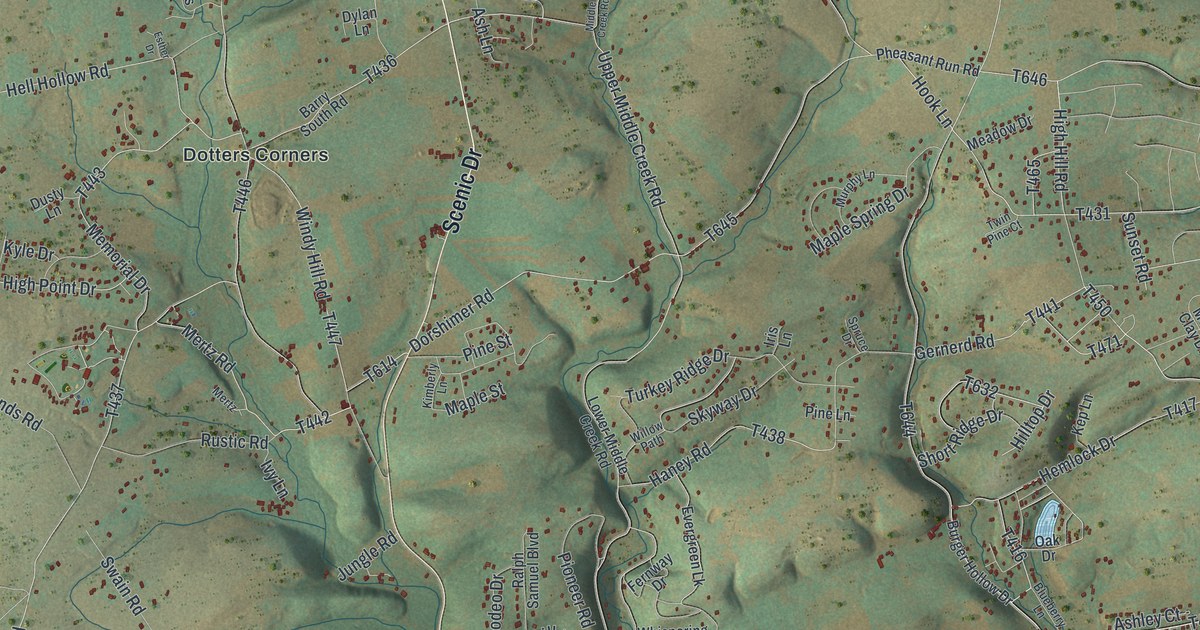 Map of Polk, Monroe County, Pennsylvania in 2026