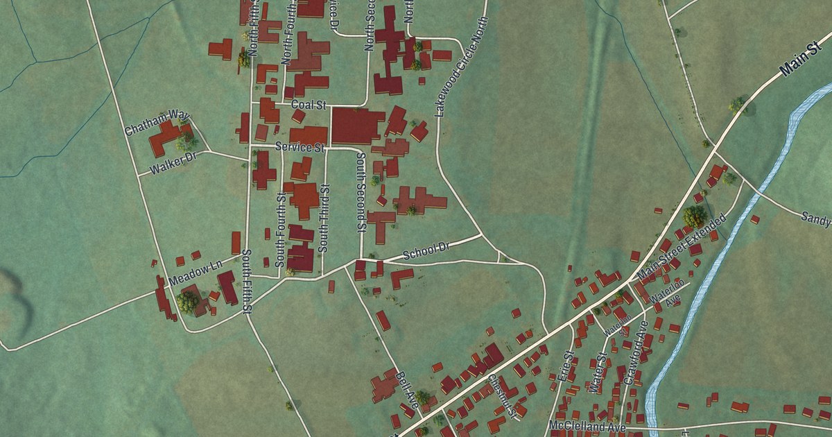 Map of Polk, Venango County, Pennsylvania in 2026