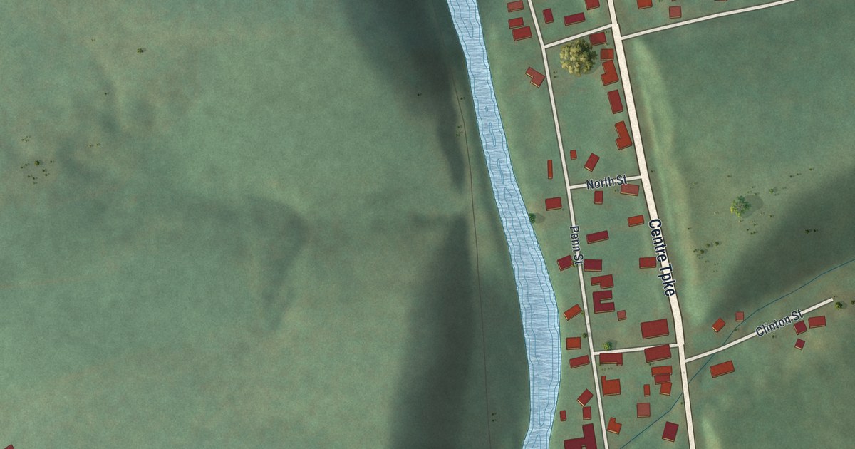Map of Port Clinton, Pennsylvania in 2026