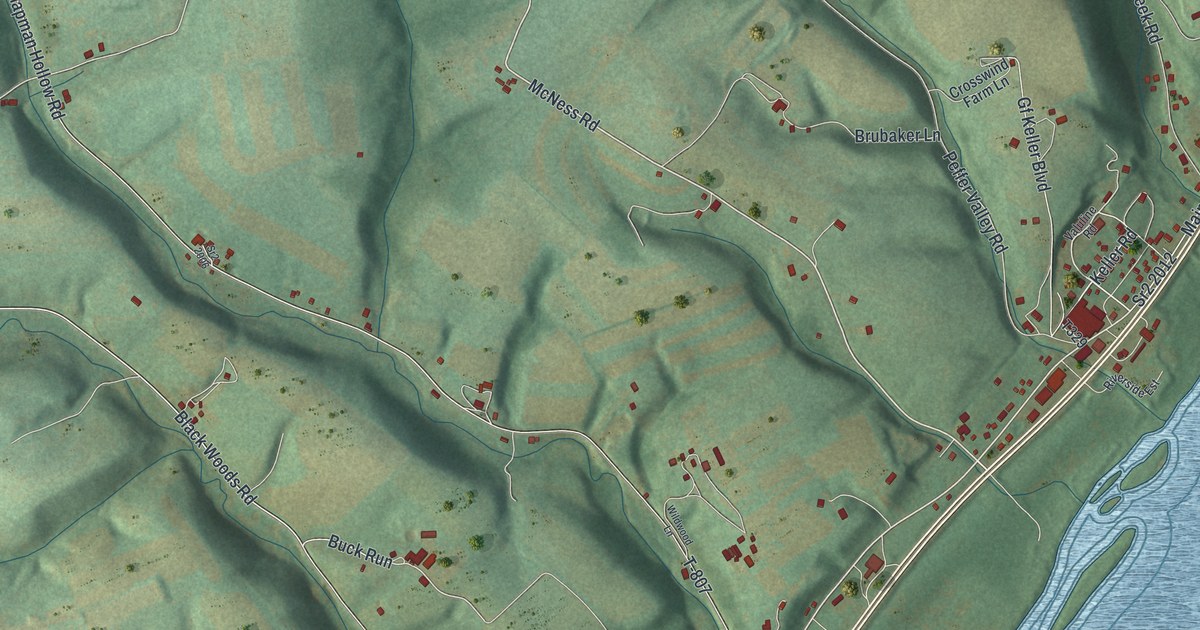 Map of Port Trevorton, Pennsylvania in 2026