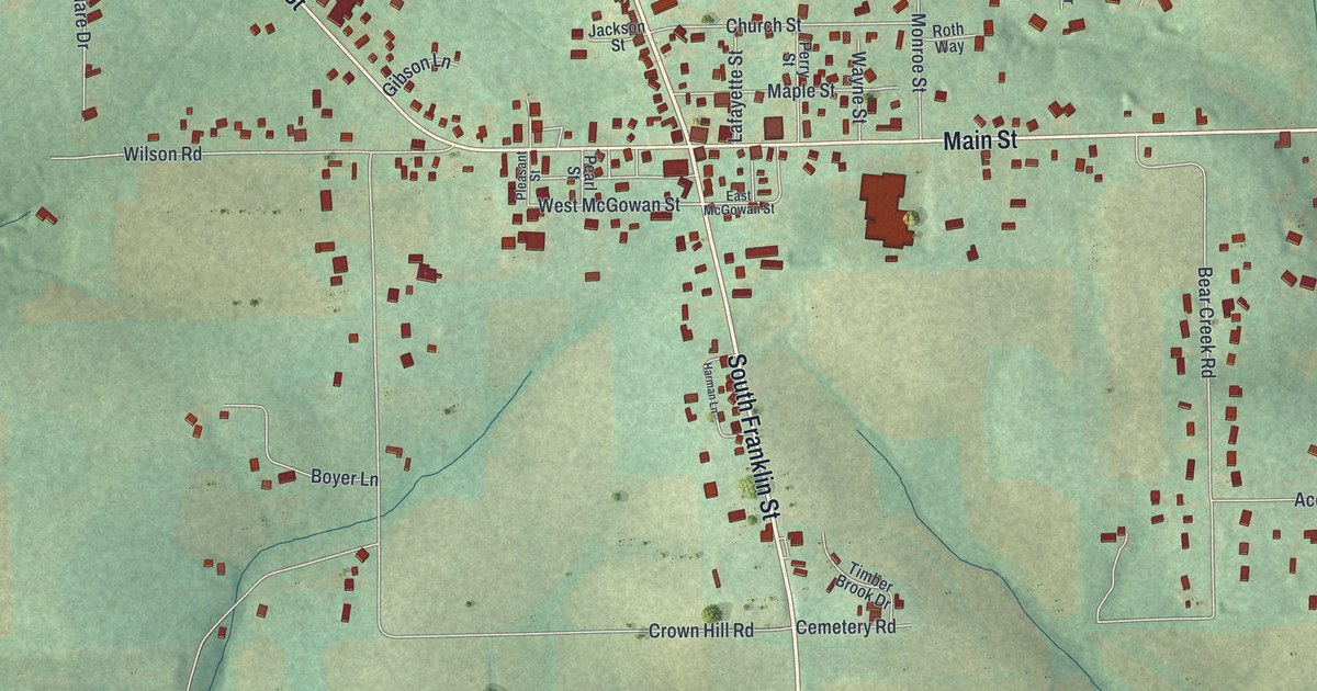 Map of Prospect, Pennsylvania in 2026