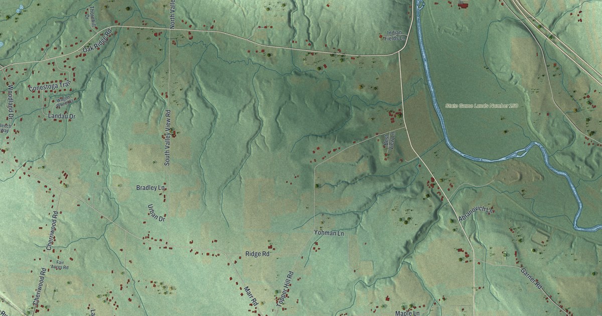 Map of Pulaski, Lawrence County, Pennsylvania in 2026