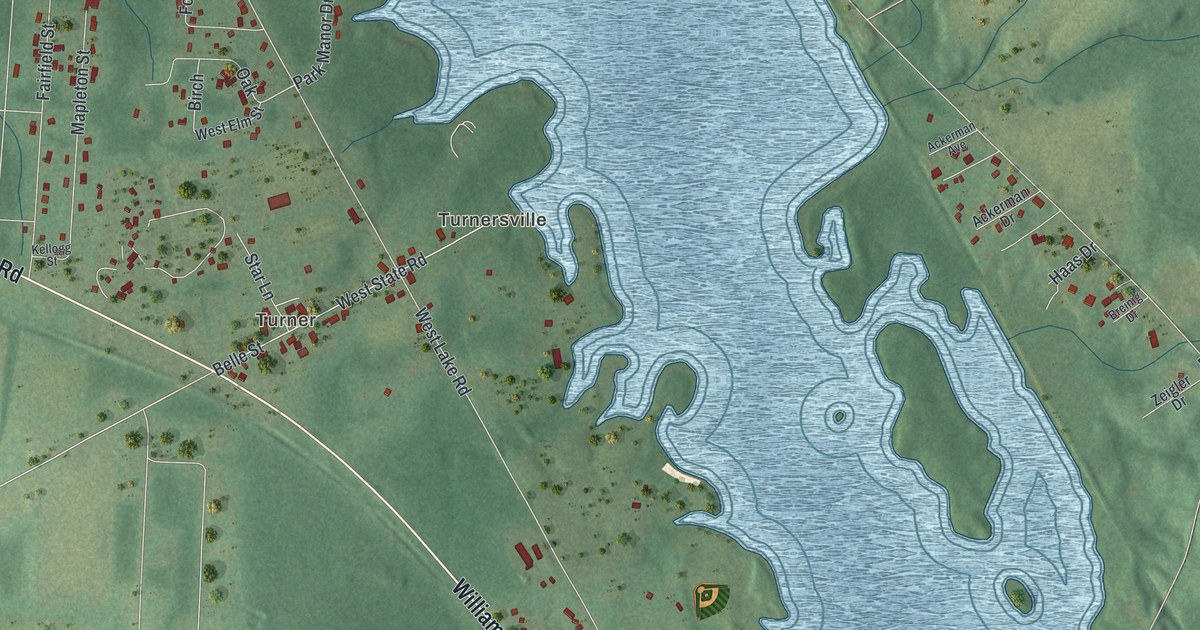 Map of Pymatuning South, Pennsylvania in 2026