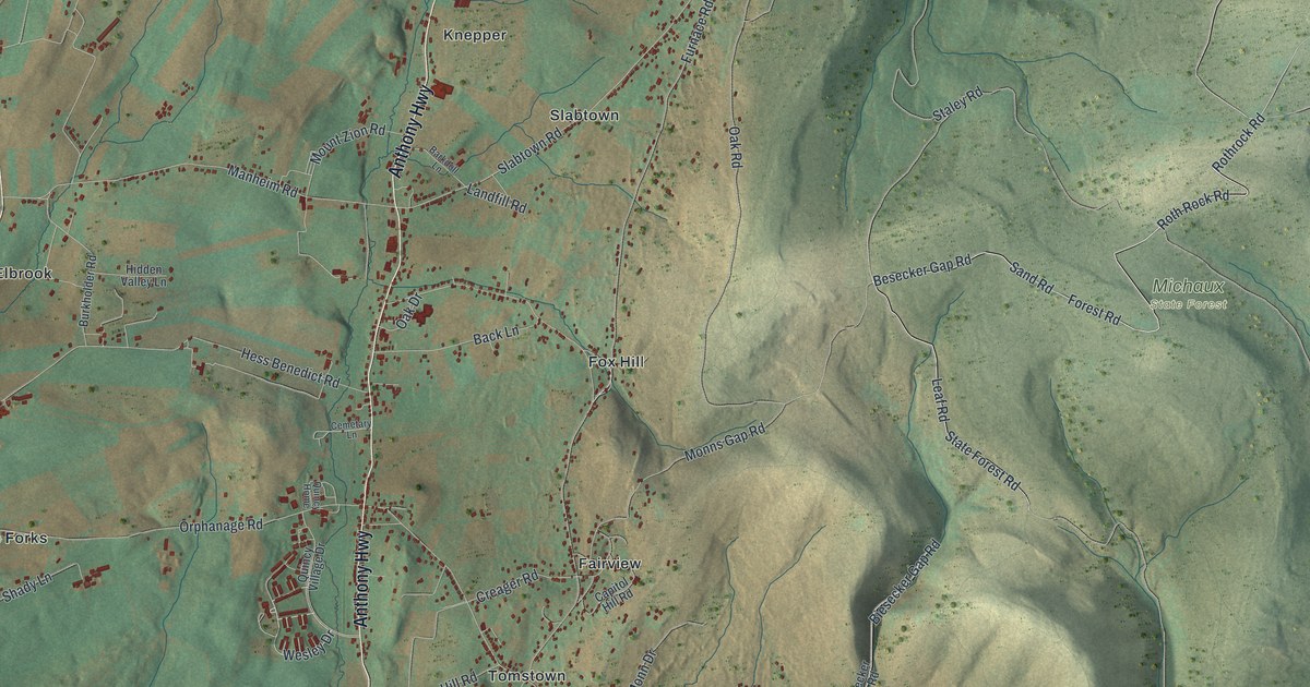 Map of Quincy, Pennsylvania in 2026