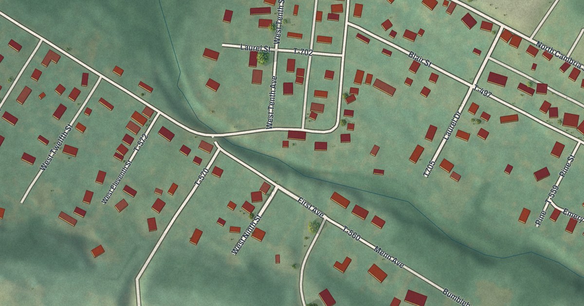 Map of Reightown, Pennsylvania in 2026
