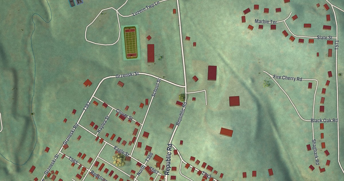 Map of Republic, Pennsylvania in 2026