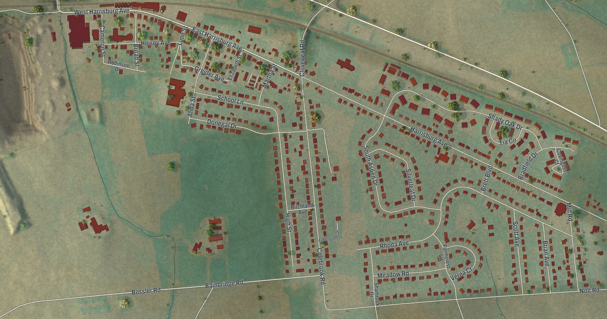 Map of Rheems, Pennsylvania in 2026