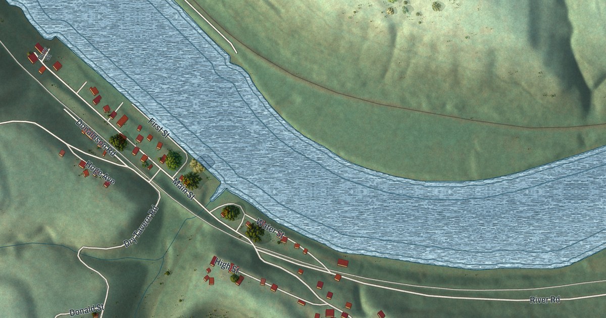 Map of Rices Landing, Pennsylvania in 2026