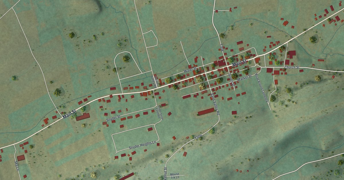 Map of Richfield, Pennsylvania in 2026