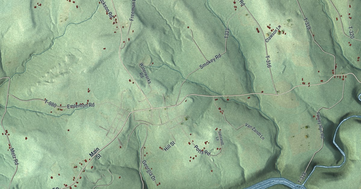 Map of Richland, Clarion County, Pennsylvania in 2026
