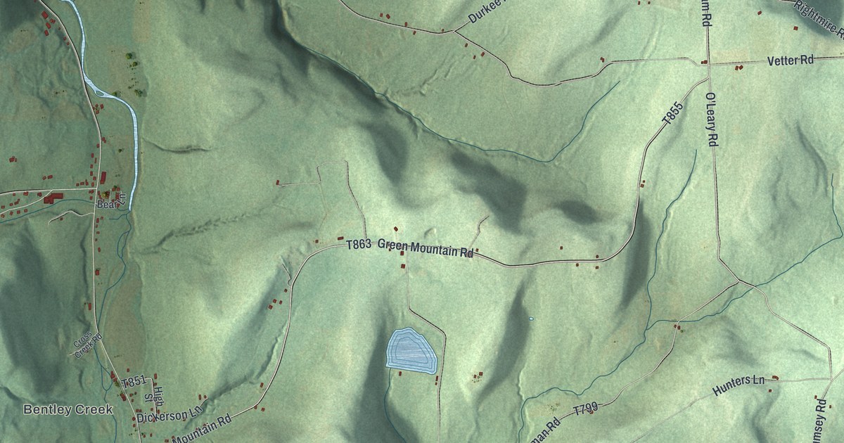 Map of Ridgebury, Pennsylvania in 2026