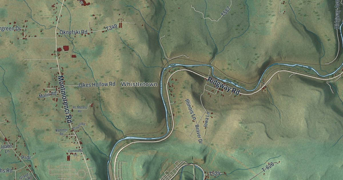 Map of Ridgway Township, Pennsylvania in 2026