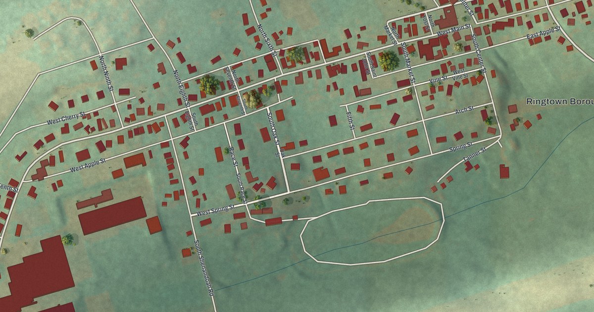 Map of Ringtown, Pennsylvania in 2026